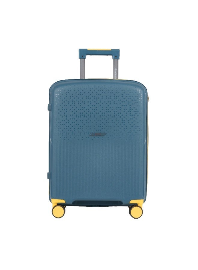 ايجل اكسبريس حقائب سفر ترولي إيغل إكسبريس نيون إكس بهيكل صلب من مادة PP – طقم قطعتين (14 و20 بوصة) – لون أزرق طاووسي - Image 2